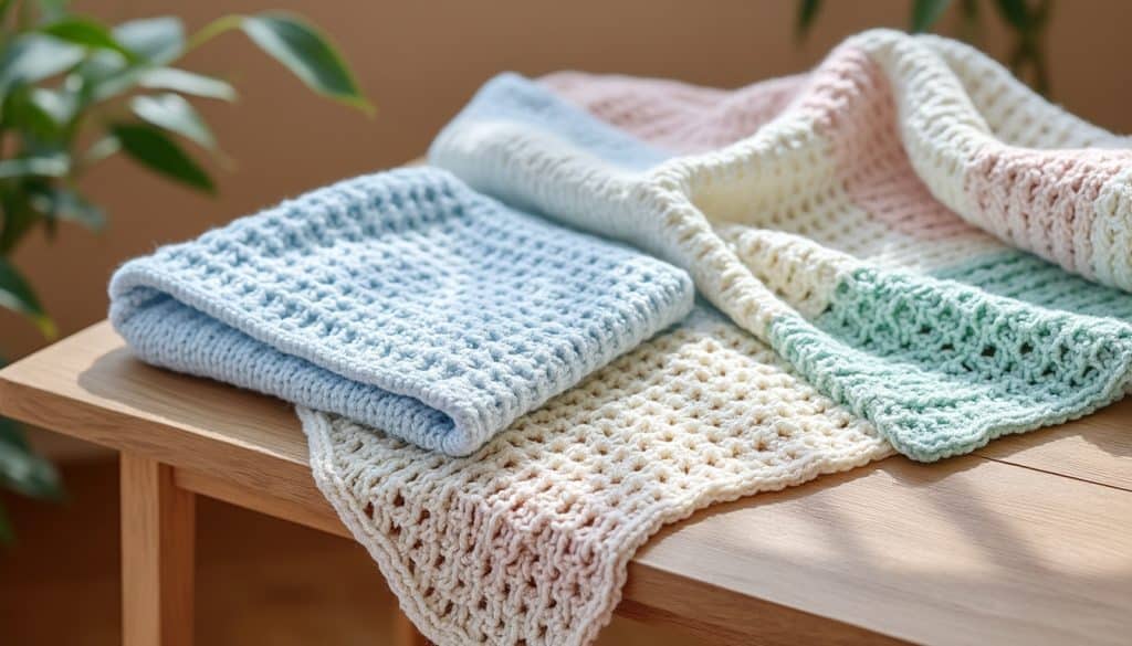 Grilles gratuites couverture bébé au crochet avec grille