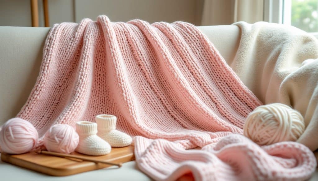 Modèle couverture bébé tricot facile et rapide : ce que l&rsquo;on sait
