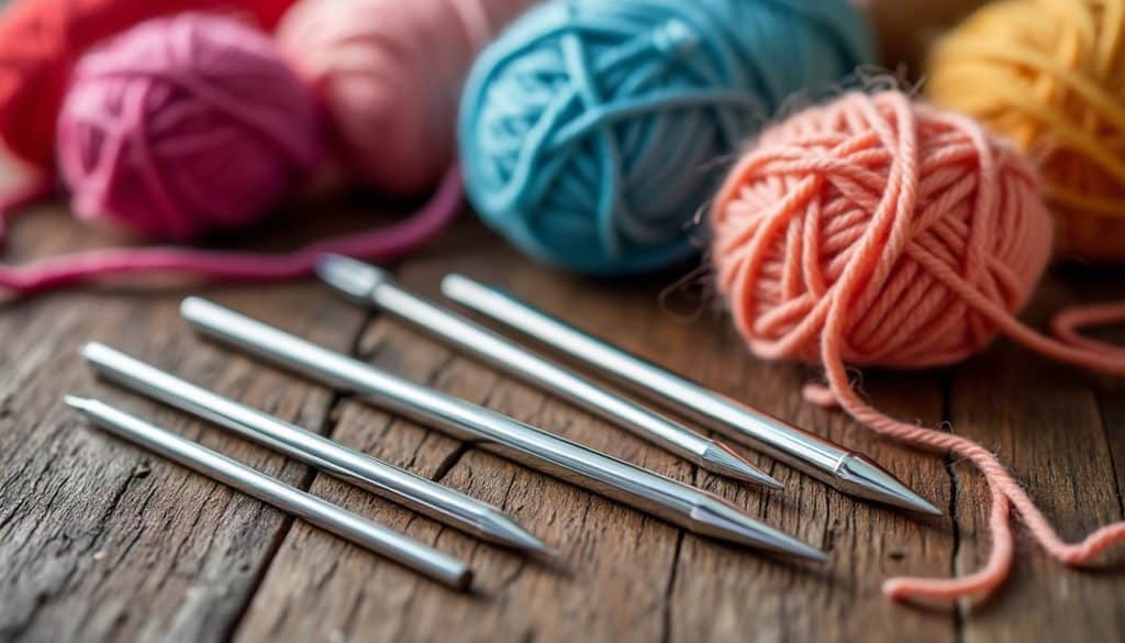 Aiguilles droites, circulaires ou double-pointes : à quoi elles servent