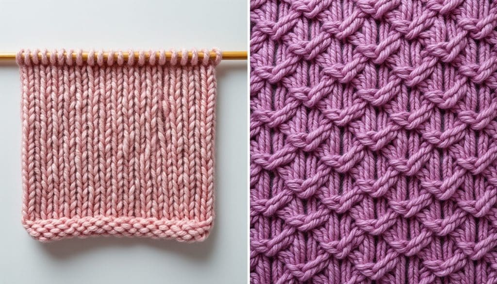 Bloquer un tricot : ce que ça change au rendu final