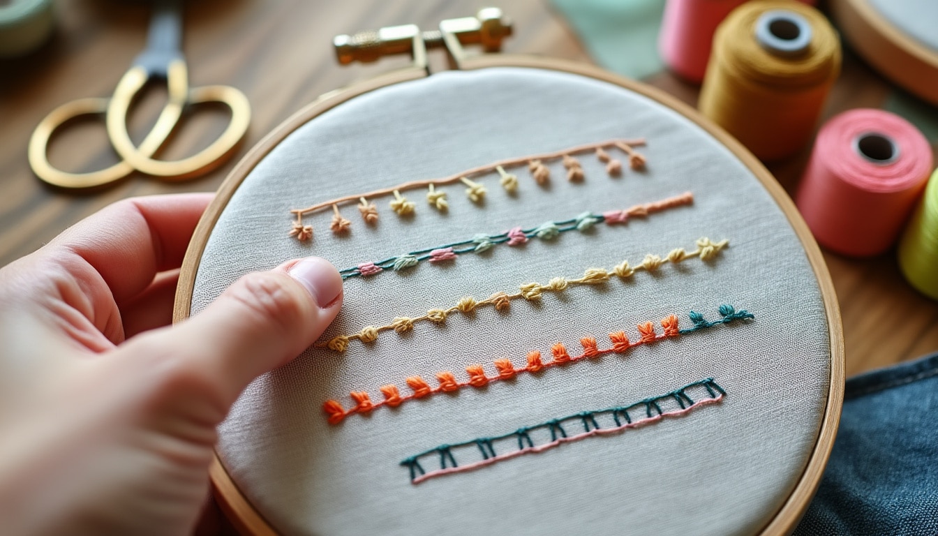 Broderie à la main : les points de base à connaître