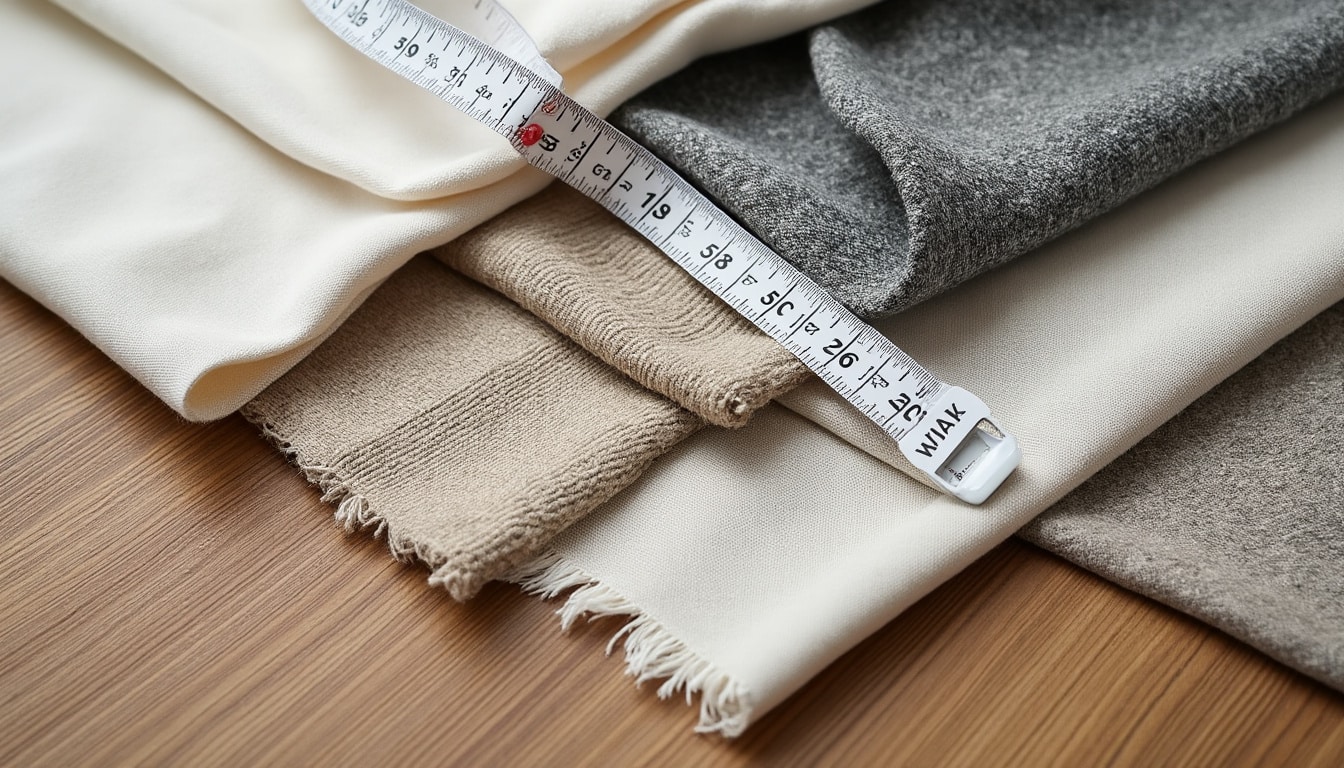 Choisir son tissu : poids, laize et rétrécissement