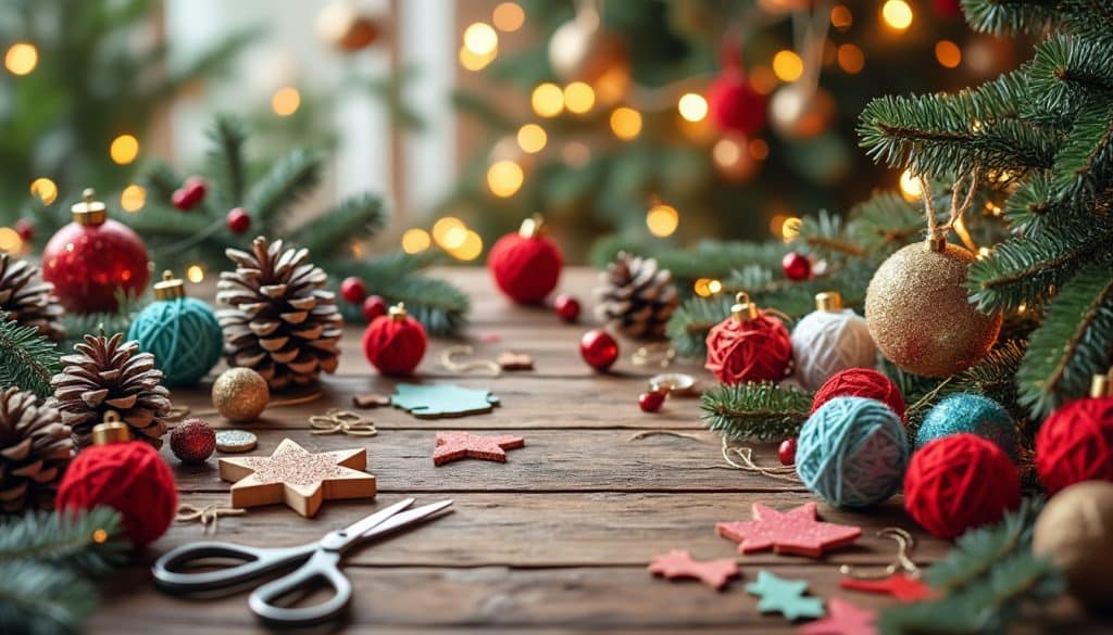 Décorations de Noël à faire soi-même : le tour des techniques