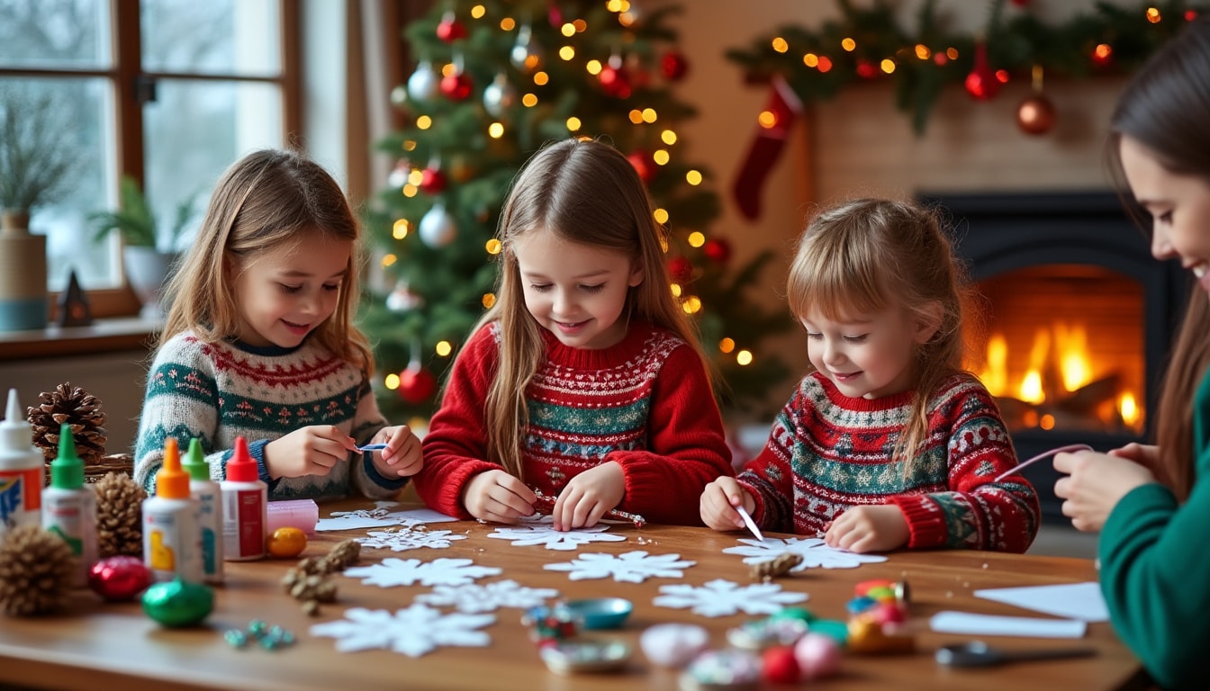 Décorations de Noël faciles à faire avec des enfants