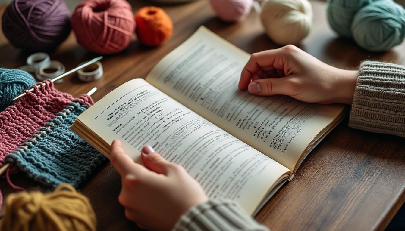 Lire un patron de tricot : le vocabulaire décodé