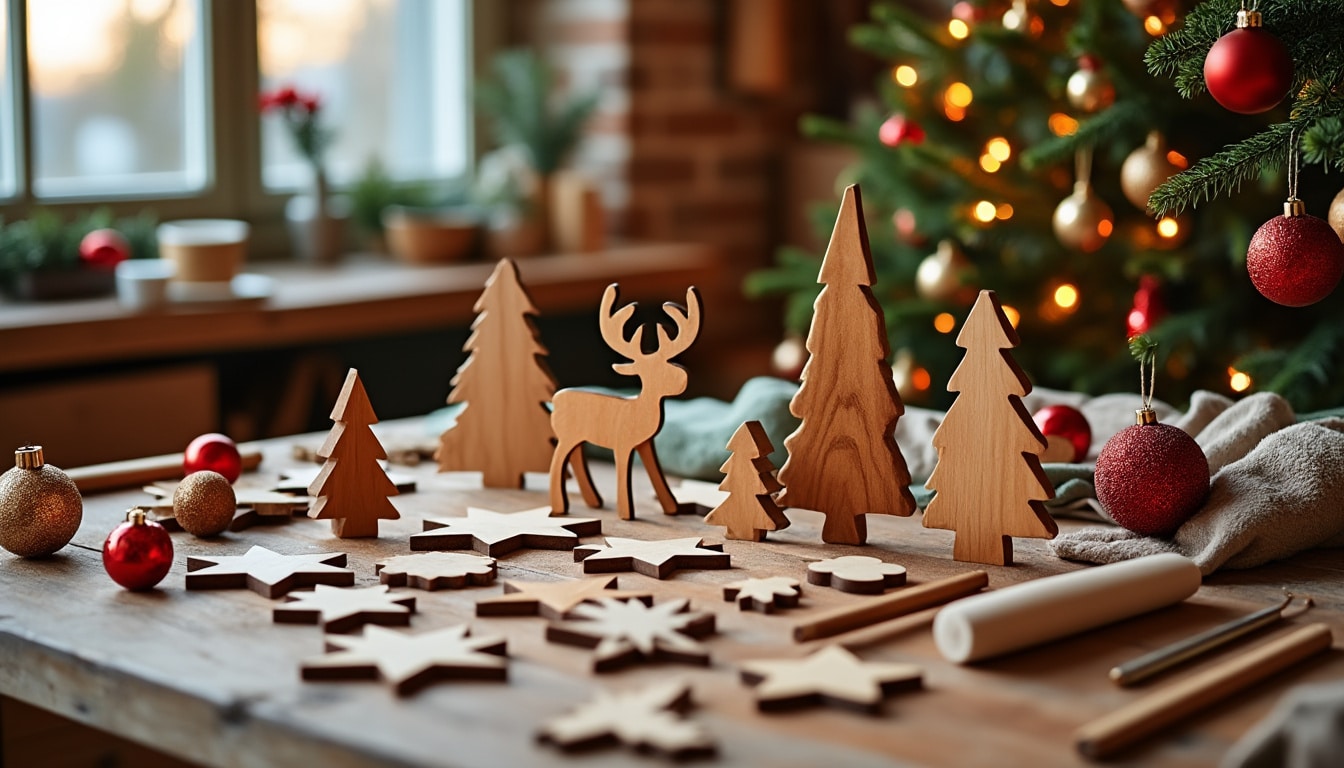 Décorations de Noël en bois : achat, fabrication et entretien